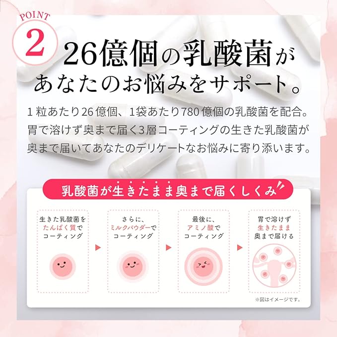 Future Science Femflora Women's Lactic Acid Bacteria Supplement (30 tablets / 30 days) Delicate Zone Discomfort/Odor (Contains Lactobacillus Lactoferrin) Enteric Coated Vaginal Environment - BeesActive Australia