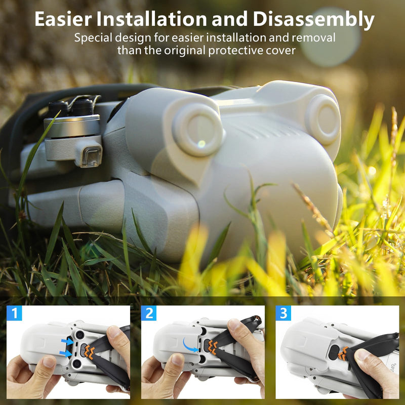 FPVtosky Mini 4 Pro Lens Cap Cover, Gimbal Protector & Frontward Downward Vision Sensors Protector Guard for DJI Mini 4 Pro Drone Replacement Accessories for Mini 4 Pro - BeesActive Australia