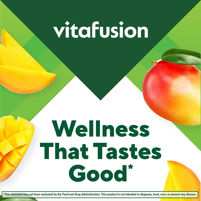 Vitafusion Power Plus Vitamin D3 K2 Gummies | 3000 IU Vitamin D | 60 Count | for Adult Women & Men | Tropical Punch Flavor | Gluten-Free Supplement