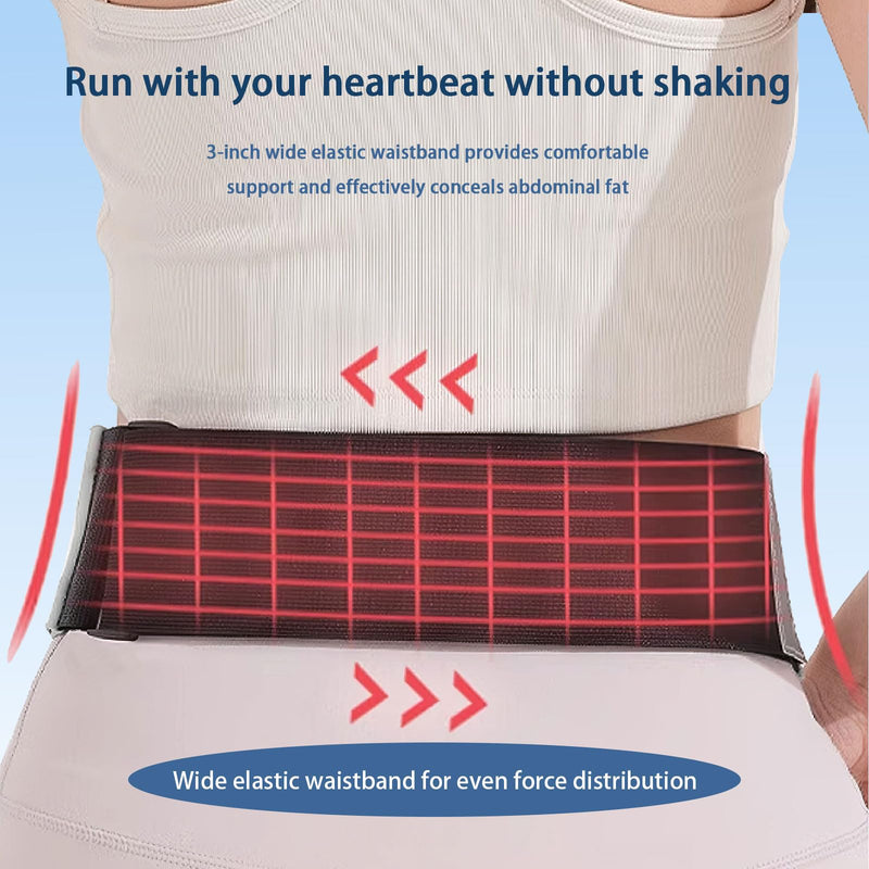 Slim Running Belt with 2 Pockets for Phone, Adjustable Waist Belt Bag for Women/Men,Ultra Light Adult Fanny Pack, Waist Pack for Running Hiking Yoga Travel Cycling, Pink