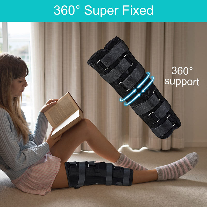 Unisex Knee and leg immobilization Stabilizer for Post Surgery Recovery,Knee Fractures,Instability, ACL,MCL,Meniscus Tear,Arthritis,Displacement Recovery,18.1" Length Universal Medium/Large (Pack of 1)