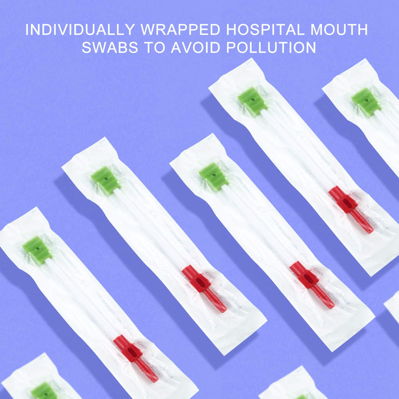 30Pcs Suction Oral Swabs, Disposable Suction Tube for ICU Patients Oral 30 Count (Pack of 1)