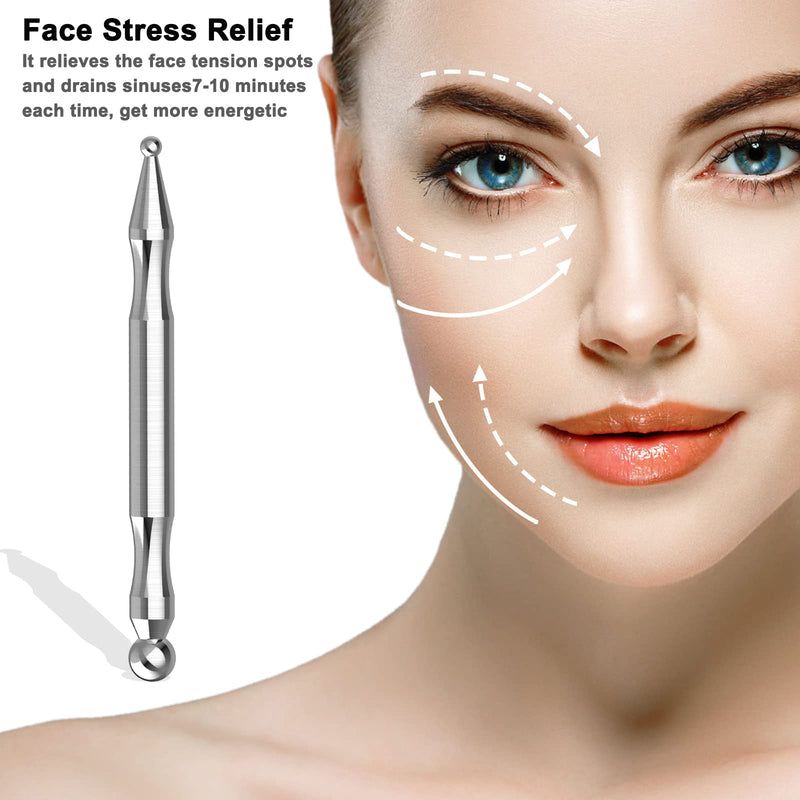 Acupuncture Pen, Facial Reflexology Tools Stainless Steel, Trigger Point Massager Tool, Deep Tissue Massage Tool - BeesActive Australia