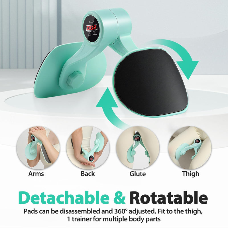 Pelvic Floor & Thigh Workout Device 50lbs Power – Kegel Trainer for Office & Home Use, Hip Abductor and Inner Thigh Toner for Women, Great for Long Sitting & Muscle Strength - BeesActive Australia