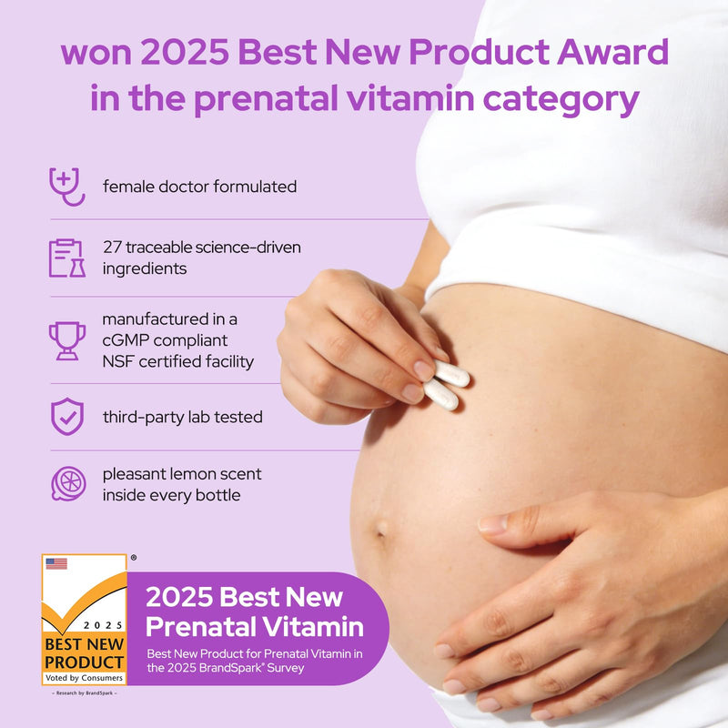 Premom Prenatal Vitamins for Women Capsules & Prenatal DHA Mini Softgels Bundle, Womens Prenatal Multivitamin & Mineral Supplement, Triglyceride Omega 3 Fish Oil, Fertility & Baby Brain Support*