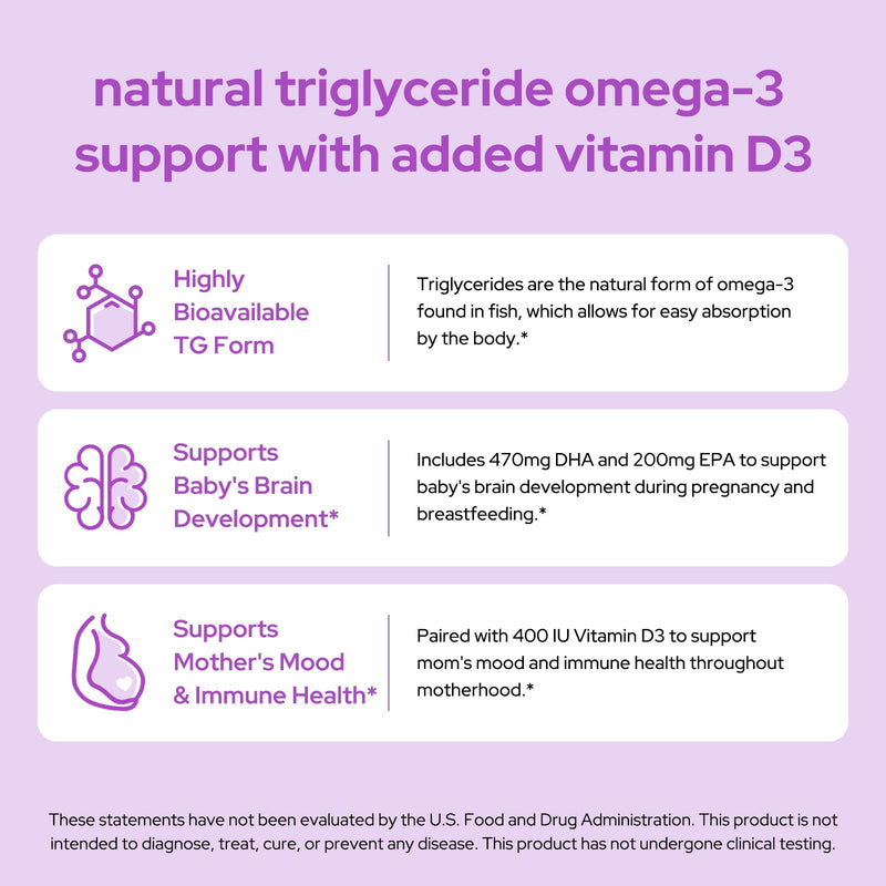 Premom Prenatal Vitamins for Women Capsules & Prenatal DHA Mini Softgels Bundle, Womens Prenatal Multivitamin & Mineral Supplement, Triglyceride Omega 3 Fish Oil, Fertility & Baby Brain Support*