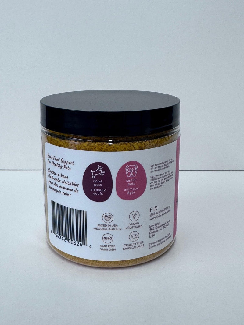 kin+kind Probiotics + Hip & Joint Bundle for Dogs & Cats – Natural Digestive & Joint Support with Prebiotics, Fiber & Turmeric – Vet Formulated Pet Supplements – Made in USA - 4 oz Each (2 Jars)