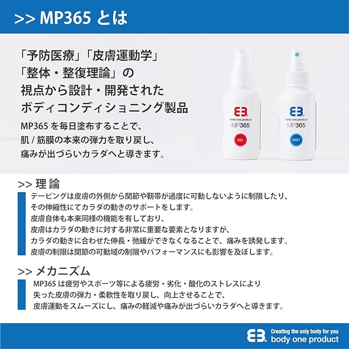MP365 MIST Functional Body Massage Spray Exercise Clinically Tested MSM Leg Swelling Cramp Countermeasure Made in Japan [body one product] - BeesActive Australia