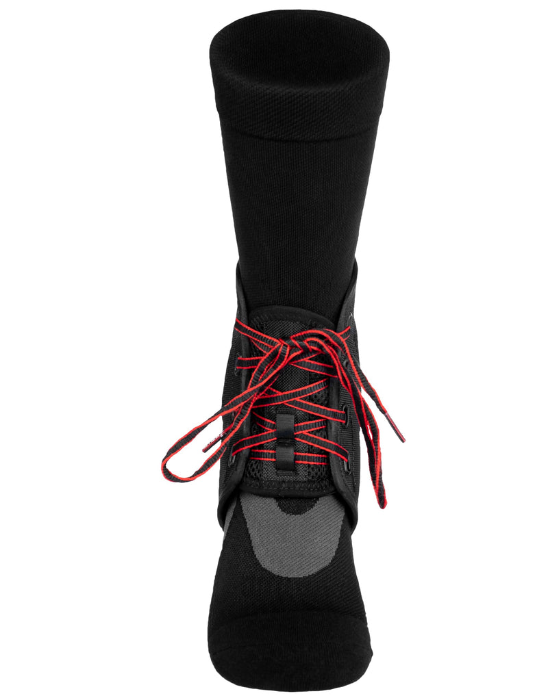 MUELLER Sports Medicine AFT3 Ankle Brace, Ankle Pain Relief Support for Men and Women, Ideal for Sprains, Strains, Arthritis, Black Medium (Pack of 1)