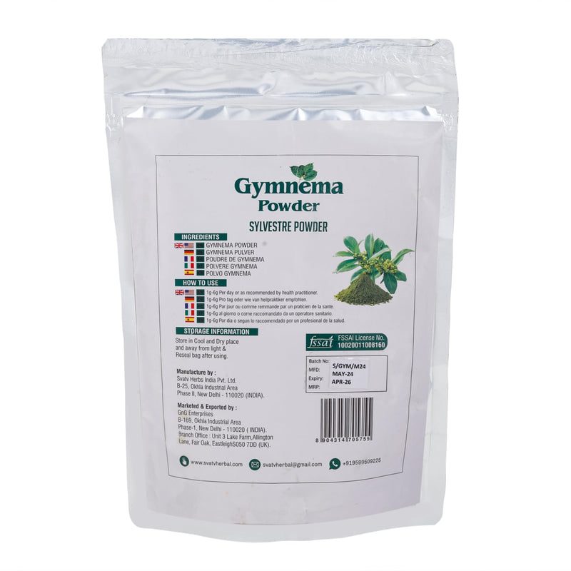 SVATV Gymnema Powder | Gymnema sylvestre | Gurmar Powder | Meshashringi Powder | 227g, Half Pound