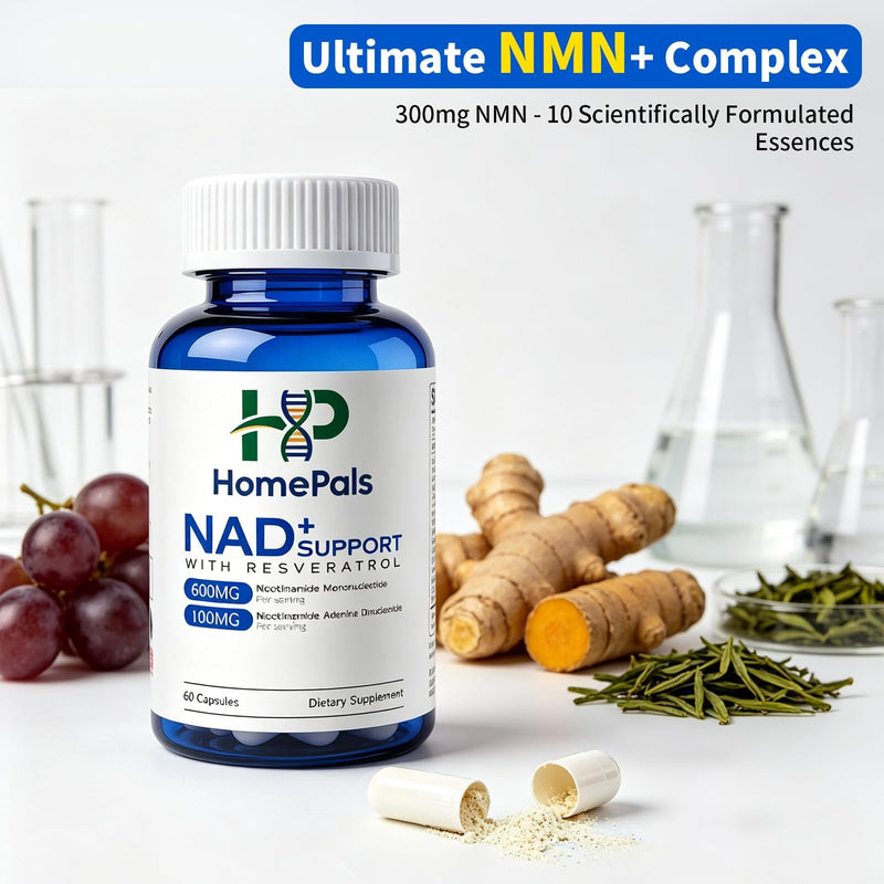 Liposomal NAD+ Supplement with Resveratrol, Anti Aging and Cell Regeneration, 350mg Niagen, 60 Capsules with The Third-Party Tested, Nicotinamide Riboside, NMN Supplement Alternative