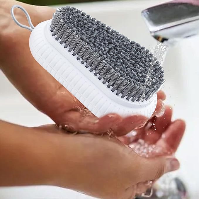 Nail Cleaning Brush,Comfortable Grip Finger Nail Brush with Thread Edge | Multipurpose Hand and Nail Cleaning Brush for Manicure Art Bathroom Cleaning Ytger - BeesActive Australia