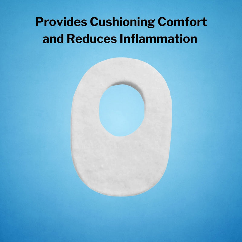 McKesson Pedi-Pad Felt Adhesive, Foot, Size 104, 1/8 in, 100 Count - BeesActive Australia