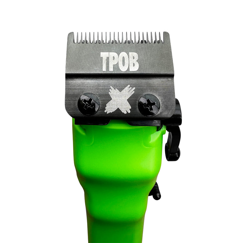 TPOB Slime 2 Barber Hair Clippers for Men 6800 Rpm with Matte Green Case and X Fade Blade - BeesActive Australia