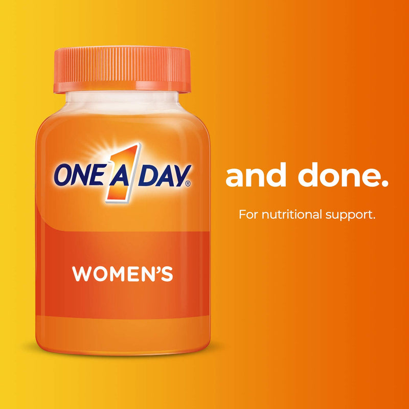 One A Day Women’s Multivitamin, Supplement with Vitamin A, Vitamin C, Vitamin D, Vitamin E and Zinc for Immune Health Support, B12, Biotin, Calcium & More, Tablet, 250 count