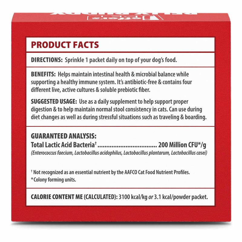 Jeffers Belly Buddy Dog Probiotic Powder Packets, 30 Count - Veterinary Formulated, Four Probiotic Strains & Vitamins for Gut Health, Diarrhea & Digestive Balance, Chicken Liver Flavor, USA Made For Dogs 30 ct