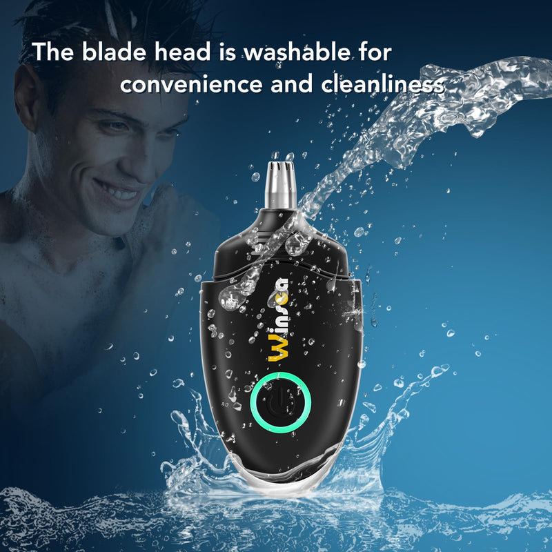 Ear and Nose Hair Trimmer for Men and Women ‚Äì Travel Trimmer, High-Precision Nose Shaver, USB Rechargeable, Waterproof, Safe & Quiet Operation, Portable Ear Hair Remover Design