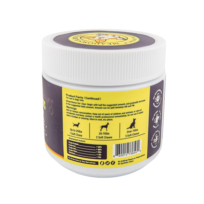 MEADOWS & MUTTS 25-in-1 Dog Multivitamin Chews – Daily Dog Vitamins & Supplements with Glucosamine, MSM, Omega-3 & Probiotics for Joint, Skin & Coat, Digestion & Immune Support, 100 Count