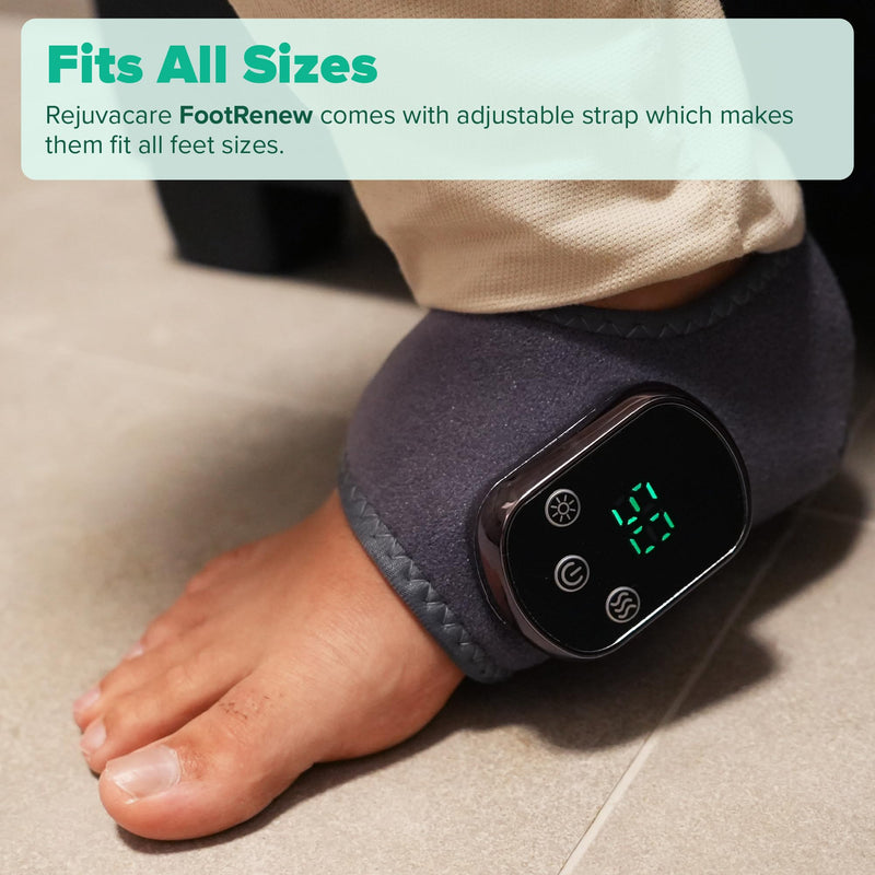 Rejuvacare Foot Renew Triple Method Massager for Home Use - The Official 2026 - Relaxation Support for Foot and Ankles - 1 Piece