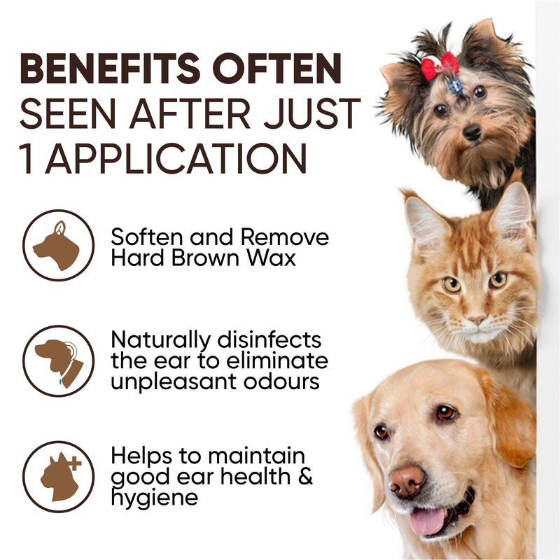 Avalon Pet Products CLEARIT 2 x 20G Ear Powder for Dogs & Cats – Anti Bacterial & Anti Fungal Powder Supports Yeast Control, Itching, Wax Build-Up & Odour - Helps Keep Ears Dry, Fresh & Comfortable 20 g (Pack of 2)