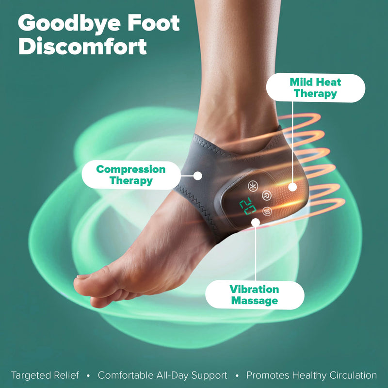 Rejuvacare Foot Renew Triple Method Massager for Home Use - The Official 2026 - Relaxation Support for Foot and Ankles - 1 Piece