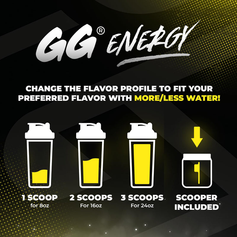 Gamer Supps GG Energy - CaseOh's Nuclear Bombsicle by CaseOh (100 Servings) - Keto Friendly Gaming Energy and Nootropic Blend, Sugar Free + Caffeine + Vitamins + Immune Support, Powder Drink