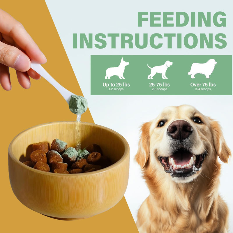 Dog Teeth Cleaning Powder, Dog Dental Powder, Dog Tooth Powder for Removing Plaque, Tartar, and Bad Breath, Dental Powder for Dogs, No Needed Brushing for Small, Medium, Large Dogs - BeesActive Australia