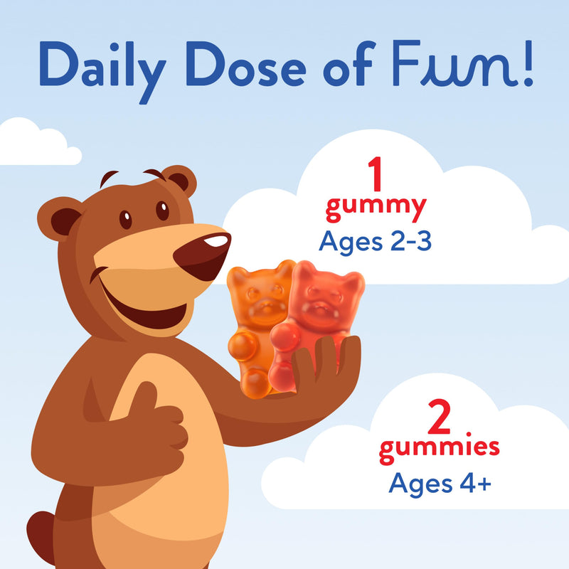 L'il Critters Kids Multivitamin Gummies | 100 Count | Gummy with Vitamins A, C, D, E | Assorted Fruit Flavors | No Sugar Added | Gluten-Free Children's Supplement 100 Count (Pack of 1)