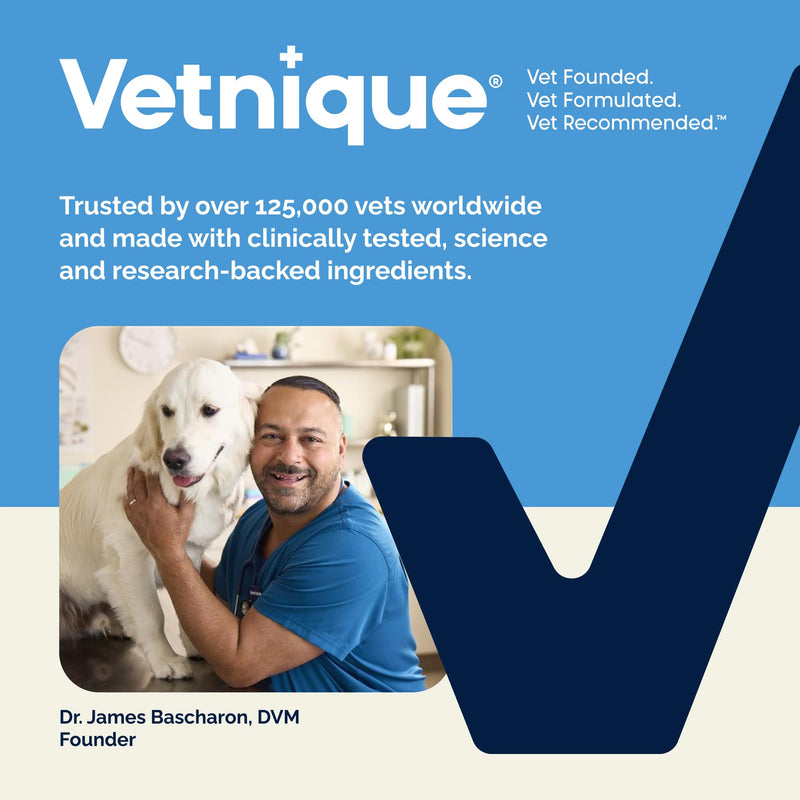 Vetnique Glandex Rapid Digestive Support for Dogs with Loose Stool | Diarrhea - Probiotics and Pumpkin for Dogs to Help Firm Dog Poop - 25 Chicken Flavored Soft Chews (25ct, Anti-Diarrhea) 25ct