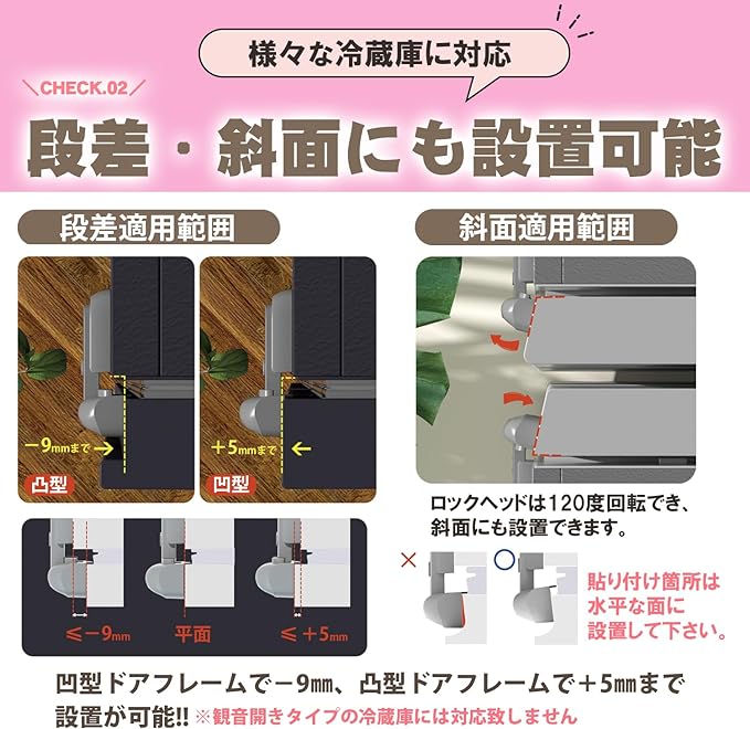 illlimitato Refrigerator Lock, Drawer Lock, Refrigerator Lock (Auto Lock, Unlock, Switchable) (White) -  Australia