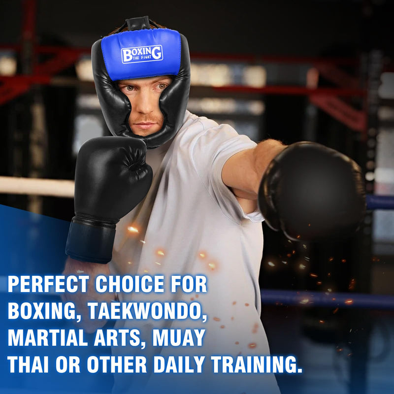 2 Pack Boxing Headgear - Sparring Safety Head Guard for MMA, Kickboxing, Muay Thai, Boxing - Men, Women, Kids Large-X-Large