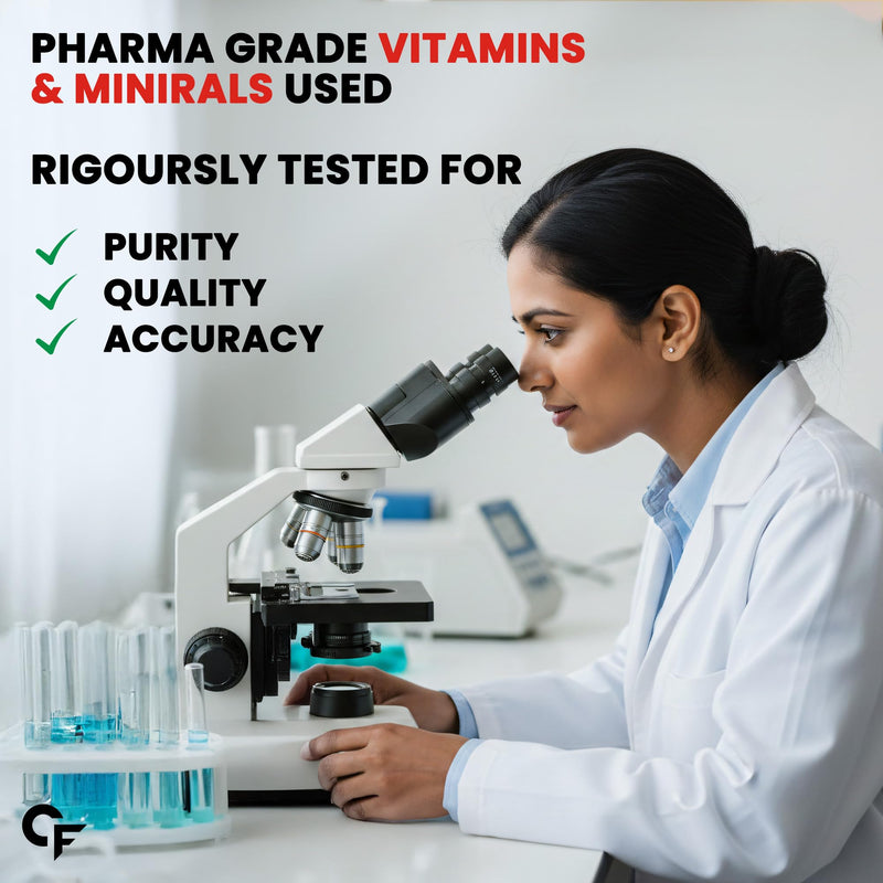 Biotin Supplement with 50 Multivitamins for All | 90 Tablets by Novus Life Sciences Pvt. Ltd
