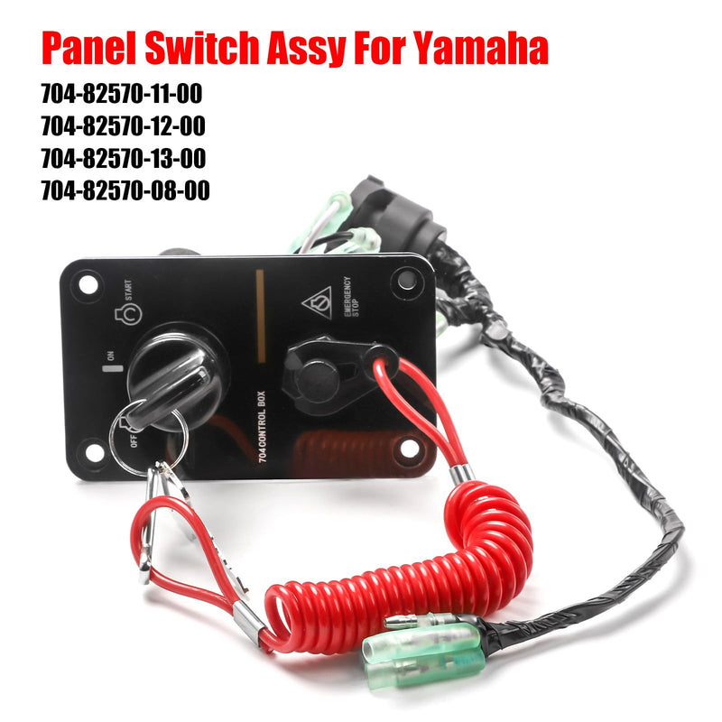 704-82570-08-00 Panel Switch Assy for Yamaha Outboard 2-Stroke and 4-Stroke Engine, On-Off-Start Control Box for Yamaha Outboard Yacht - BeesActive Australia