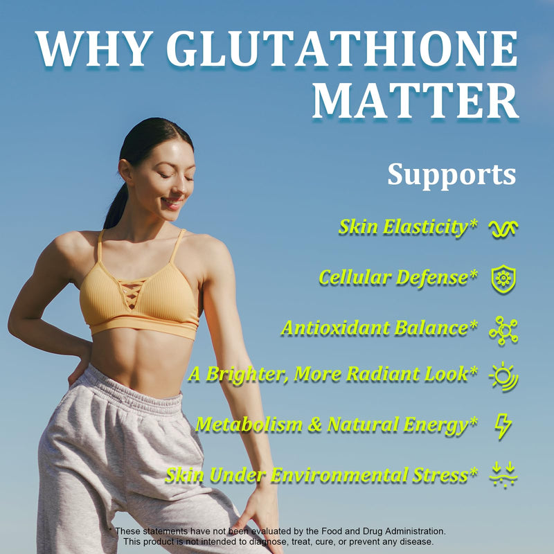 Liposomal Glutathione Supplement with Glutora (800mg), Vitamin C, NAC & Alpha-Lipoic Acid | Advanced Antioxidant Support for Skin & Cellular Health | 60 Capsules| 2 Pack 60 Count (Pack of 2)