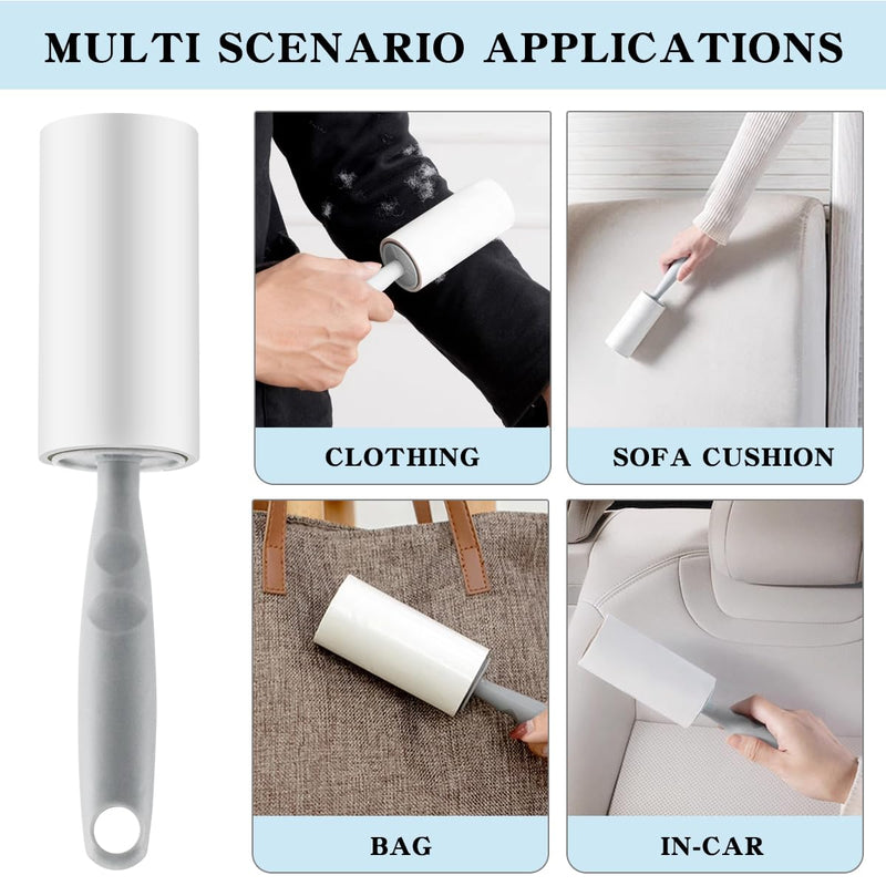 Ortviai 15 rolls of lint rollers with 60 sheets each, lint roller for animal hair clothes with 2 handles, lint roller replacement roll, lint roller, for beds, sofas, clothes, hair, cat hair, dog hair - BeesActive Australia