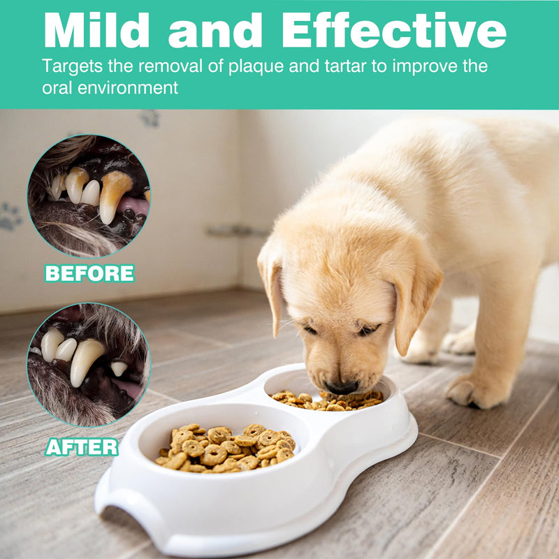 Dog Teeth Cleaning Wipes, Pre-Soaked Pet Tooth Finger Wipes 60pcs, Soothing Cleaning Pet Teeth, Reducing Tartar and Plaque, Freshening Breath, Maintaining Your Dog's Oral Health 60 PCS - BeesActive Australia