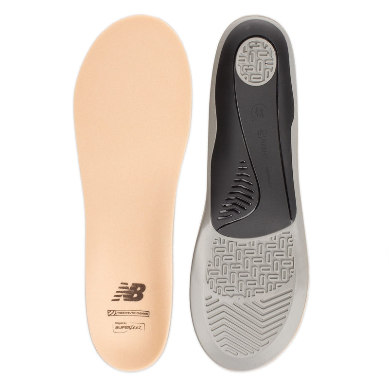 New Balance Therapeutic Cushion Insoles for Sensitive Feet with Dual-Layer Cushioning & Hypo-Allergenic Cover - Men 9.5-11 / Women 10.5-12 Apple Blossom 9.5-11 Men / 10.5-12 Women