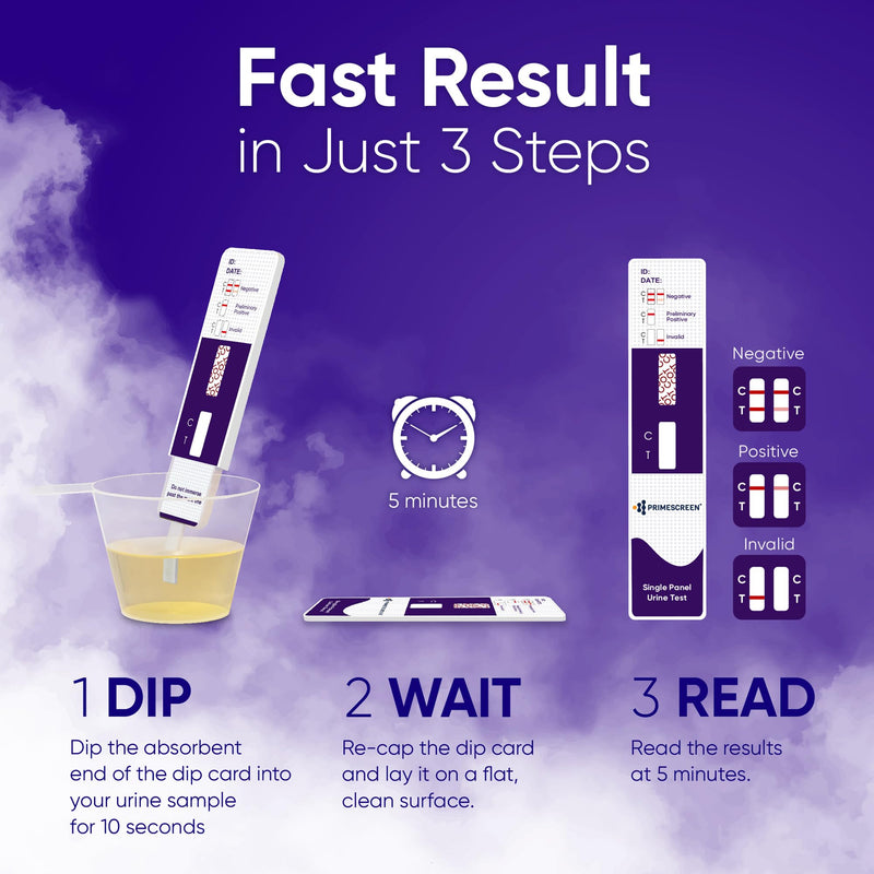 Prime Screen [10 Pack] Nicotine Tobacco Cotinine Urine Test Kit - Urine Dip Card Testing Cotinine from Smoking - WCOT-114 1 - BeesActive Australia