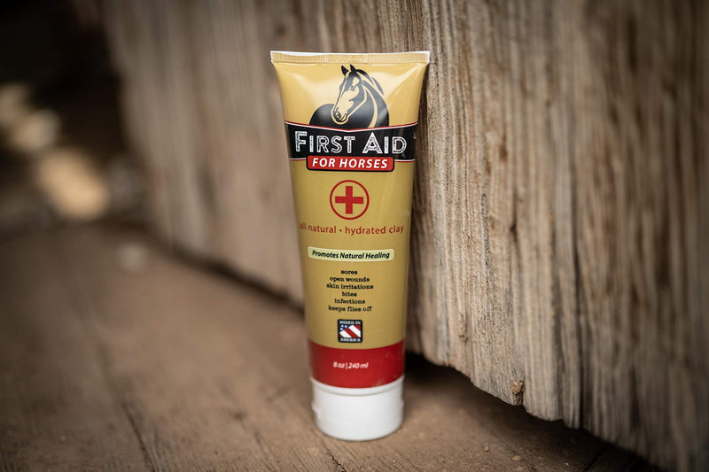 Redmond First Aid All Natural Hydrated Clay For Horses, 8 Ounce Tube - BeesActive Australia