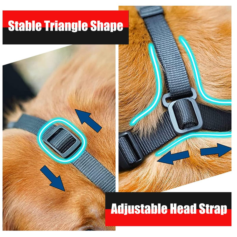 Muzzle for dogs, anti-poison bait muzzle for dogs, soft adjustable mesh muzzles, soft muzzle for small, medium and large dogs, adjustable eating protection, dog biting and chewing (L) L - BeesActive Australia