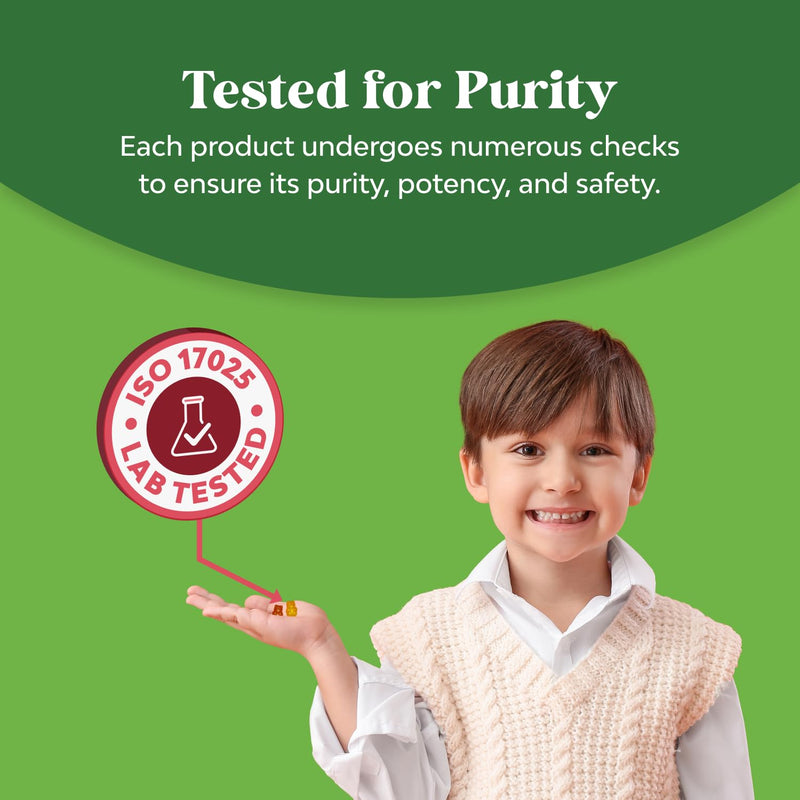 Natures Craft Kids Multivitamin Gummies - Vegan Multivitamin for Kids 2+ with 14 Essential Vitamins and Minerals - Daily Gummy Multivitamins Vegan Nut Free & Non-GMO (120 Count) 120 Count (Pack of 1)