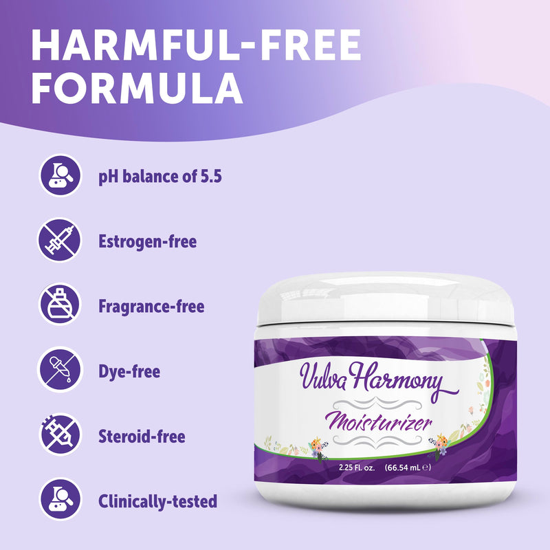 Bloom Krans Vulva Harmony Moisturizer - Vaginal Moisturizer for Women | Dryness, Vaginitis, Itch Relief & Menopause | Vulva Cream for Intimate Feminine Care & Health, No Estrogen Cream, pH5.5, 2.25Oz Original - 1 Pack - BeesActive Australia