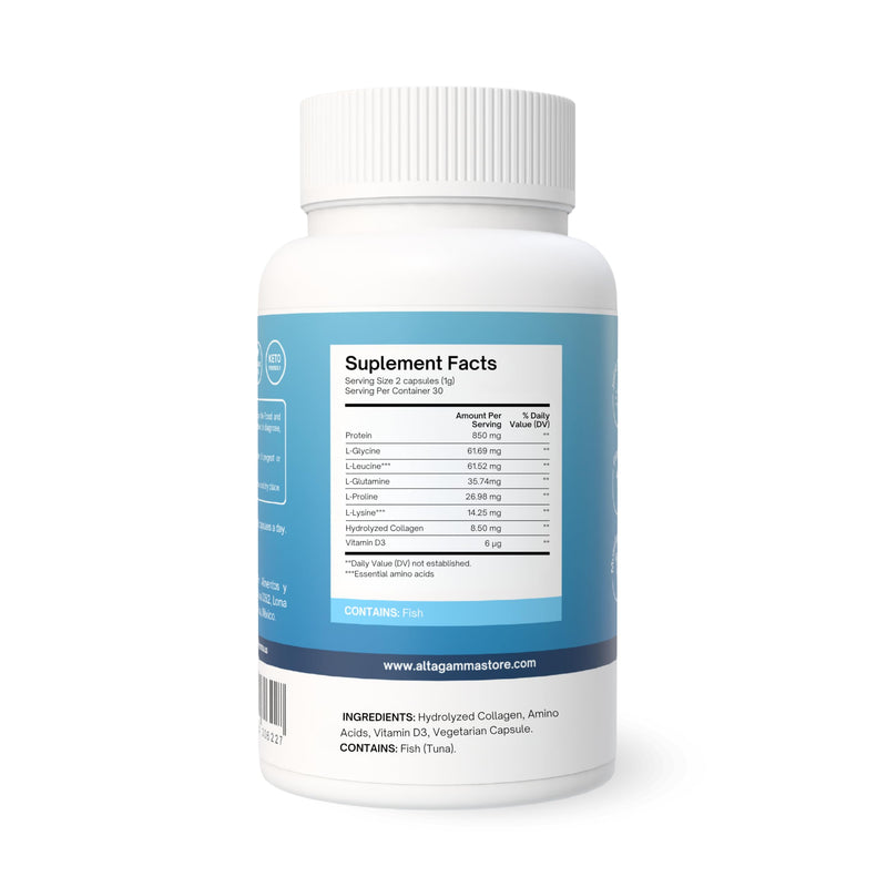 Joint Support Supplement - Joint Supplement, Knee, Tendon and Ligament Supplements - Joint Supplements for Men & Women with Marine Collagen, Omega 3, Glutamine & Vitamin D3-60 Capsules