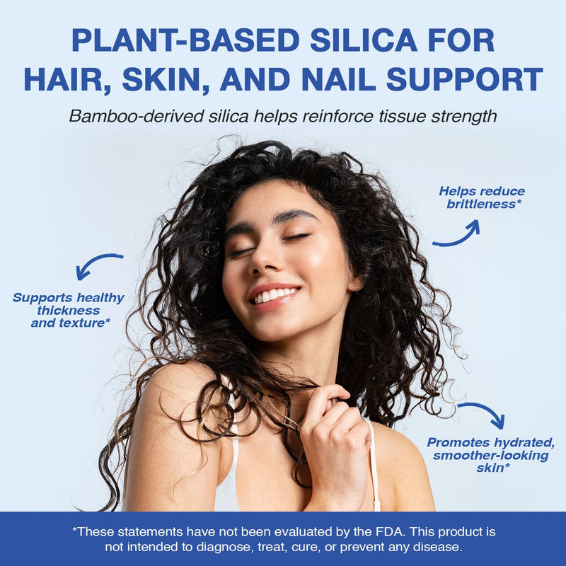 Hair, Skin & Nails Supplement w/ Cynatine HNS & TRAACS Minerals, 60 Caps | Biotin and Collagen Supplements to Support Strong Hair, Healthy Skin & Resilient Nails, Keratin Hair Supplement for Women