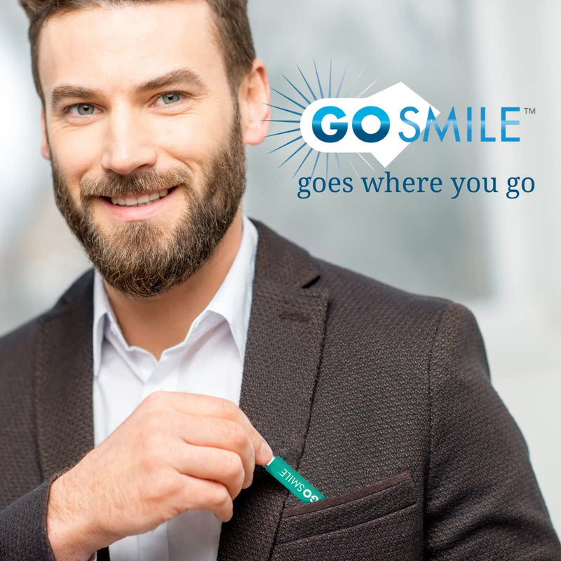 GO Smile Teeth Whitening Stain Erasers, (28 Single-use, applicators), On-The-Go Instant Teeth Cleaning, removes Coffee, red Wine and Tea Residue from Teeth Before Stains Set in, Mint Flavored 1 Fl Oz (Pack of 28) - BeesActive Australia