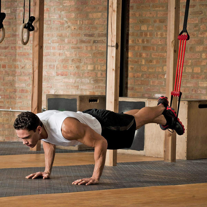 Lifeline Pull Up Revolution Assistance System to Improve Arm, Shoulders and Chest Strength with Assisted Pull Ups and Chin Ups, 3 x 10 x 6.5 inches Red One Size - BeesActive Australia