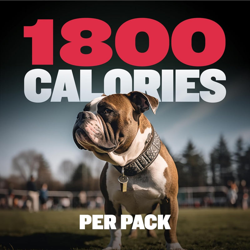 Bully Max Dog Weight Gainer Chews - High Calorie Health Supplement for Healthy Weight Gain, Immunity & Digestive Health for All Breeds & Ages - 2 Packs, 75 Soft & Tasty Chews per Pack - PawsPlanet Australia
