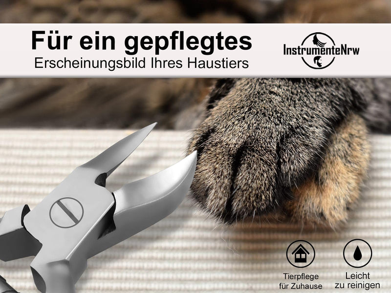 InstrumentsNrw Premium Claw Clippers Claw Cutter Paw Scissors 12 cm for Dogs Cats Rodents - Rustproof stainless steel with ribbed handle - BeesActive Australia