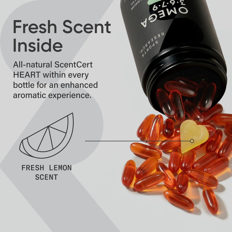 Sports Research® Vegan Omega 3·6·7·9 Complex 1635mg, 90 Count Plantgels™ | Sourced from Organic Flaxseed, Olive Oil, Sea Buckthorn, Pomegranate Seed, Sacha Inchi, Borage Oil