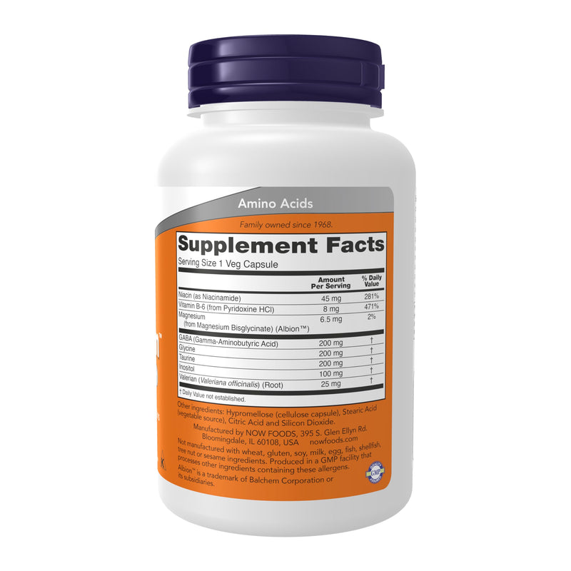 Now Supplements, True Calm, with Magnesium, GABA, B Vitamins & More, 90 Veg Capsules, (Pack of 2) 90 Count (Pack of 2)